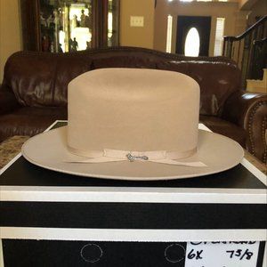 Stetson Open Road 6X Silverbelly 7 3/8 Great Western Style!